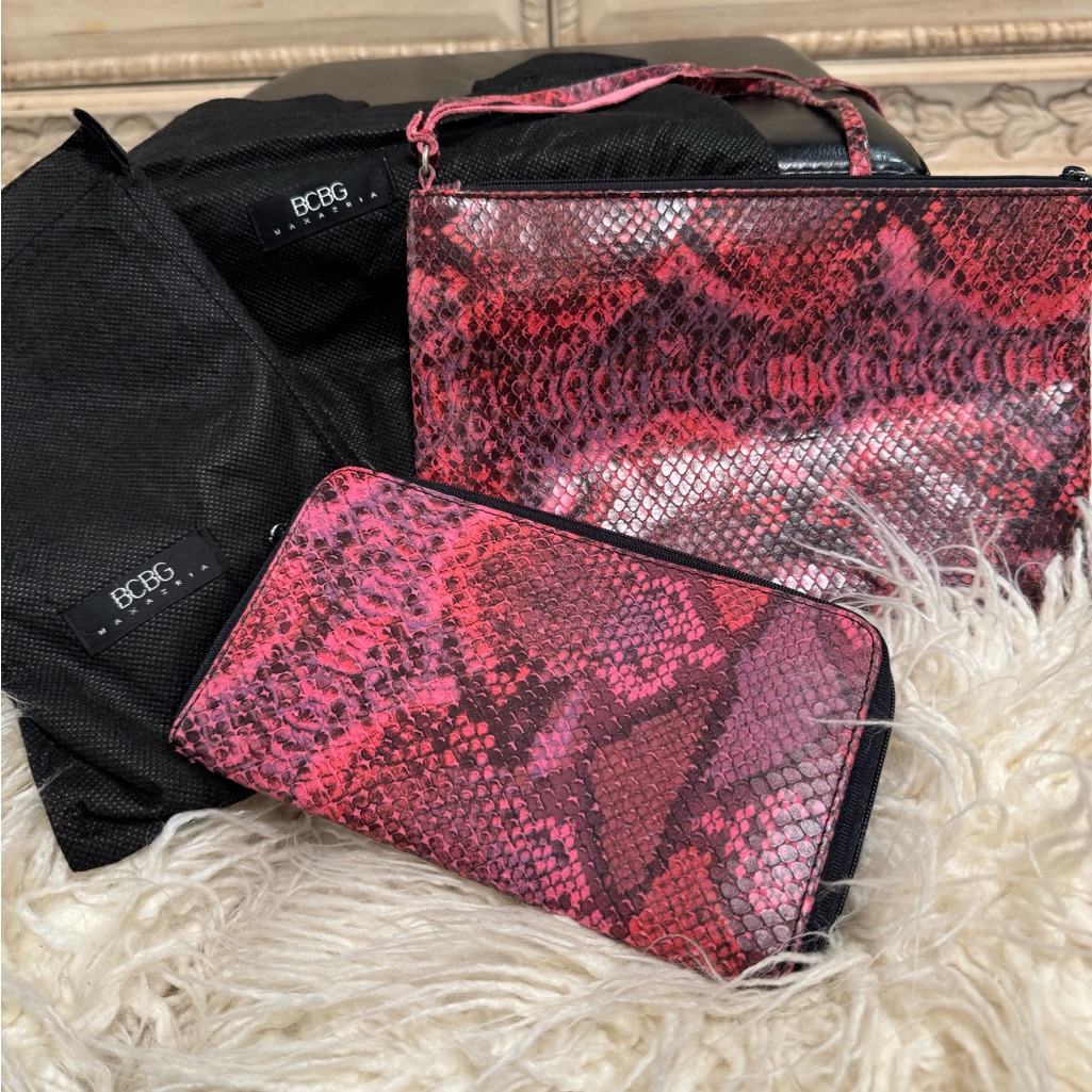 Bcbg Maxazaria Hand Bag And Wallet